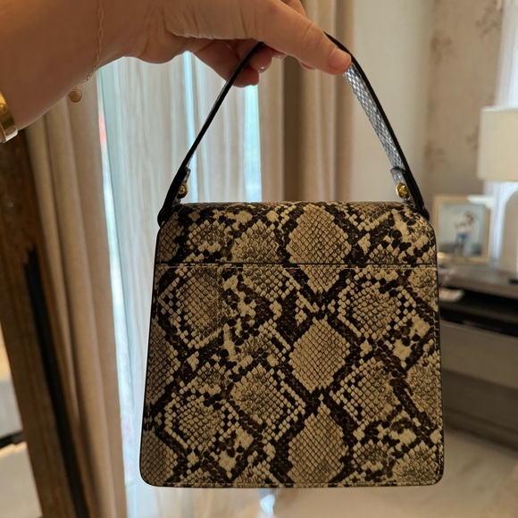 NWOT JW PEI Snakeskin Top Handle Bag - Picture 3 of 6